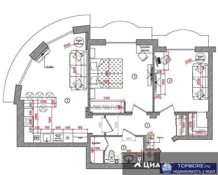 Продам 2-х комнатную квартиру по адресу Курзальная, д.1а,  в новом построившемся доме ЖК''Асоль'', в 70 м. от моря, в...