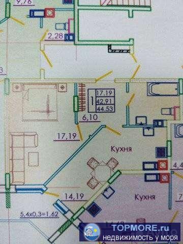 Продам однокомнатную квартиру под чистовую отделку.Отопление автономное.Шикарный вид из окон.ЖК Ривьера.500 м до...