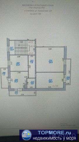 Продам трехкомнатную квартиру, площадь 104 м2, чистовая отделка, 5 этаж. Видовые балконы, вид на море. Автономное... - 2