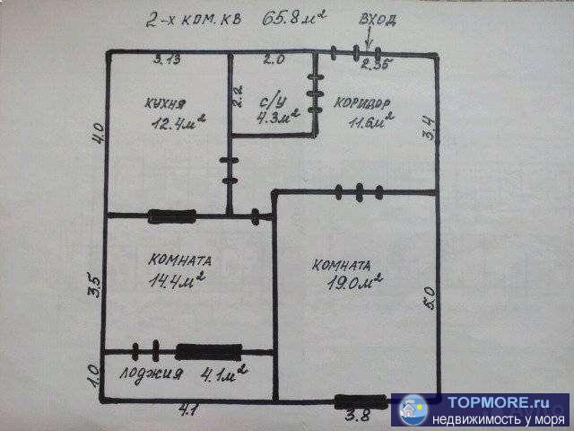 2 ком. квартира 66 кв.м.С БОКОВЫМ  ВИДОМ НА БУХТУ И ОТКРЫТОЕ МОРЕ  ,ул. Южная 35/1, 8/10 монолитного дома 2016 г.... - 2