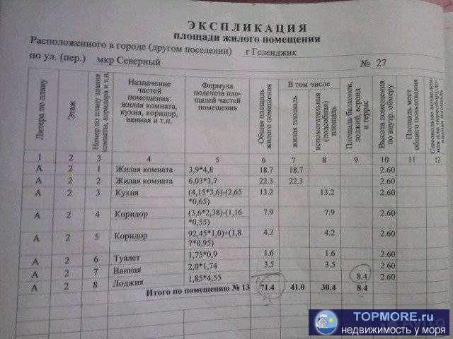 Продам просторную квартиру в отличном микрорайоне Северный 27 , где все есть-школа, сады, магазины, рынок, пятерочка,... - 1