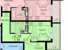 Квартира от собственника. Лучший Корпус 3,  100 м до моря, тихое...