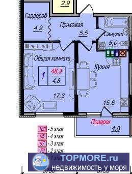 Центр города. 50 метров от набережной. В комплексе: фонтан, бассейн, озеленение, зоны отдыха, закрытая территория....