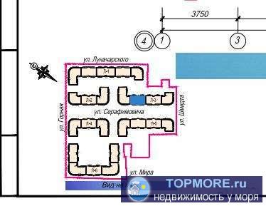 Центр города. 50 метров от набережной. В комплексе: фонтан, бассейн, озеленение, зоны отдыха, закрытая территория.... - 1