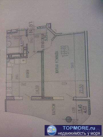 Собственник продает 1-к квартиру в ЖК ''Пушкин'' г.Геленджик во втором корпусе. Лоджия 13 кв.м. с прямым видом на... - 2