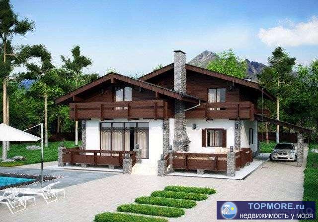 Продам  дом  в районе Толстого мыса г.Геленджика. Двухэтажный дом площадью 190 кв.м., план дома включает просторную... - 1