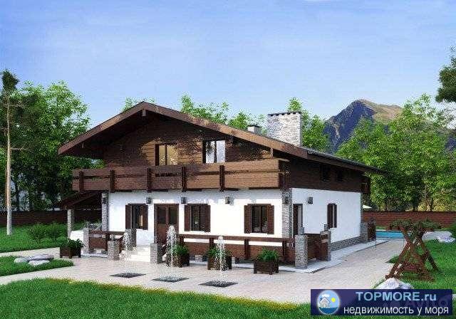 Продам  дом  в районе Толстого мыса г.Геленджика. Двухэтажный дом площадью 190 кв.м., план дома включает просторную... - 2