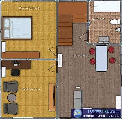 Продаётся дом 2019г. постройки с полной чистовой отделкой и полным набором 100% новой, только что купленной, мебелью...