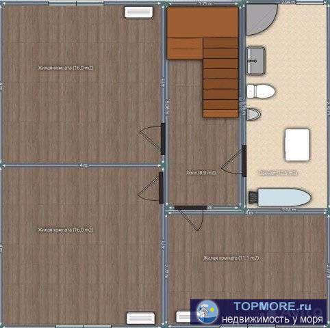 Продаётся дом 2019г. постройки с полной чистовой отделкой и полным набором 100% новой, только что купленной, мебелью... - 1