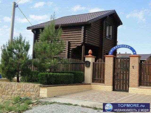 Дом из карельской сосны, первый этаж газоблоки, на территории гостевой домик из бревна, гараж с навесом, беседка,... - 1