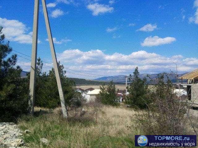 Участок в развивающемся районе Геленджика. Шикарный вид на горы и виноградники. На участке молодые сосны Все... - 2