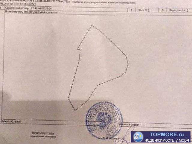 Продам участок+ маленький домик  в очень хорошем месте,участок огорожен.Свет,вода,газ, центральный пляж в 400...