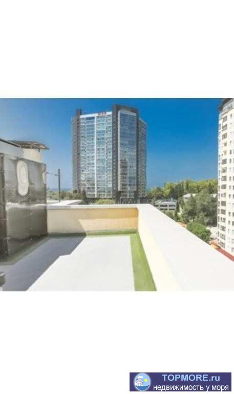 Лучший двухуровневый пентхаус в Центре Сочи с открытой благоустроенной террасой 45 кв.м в общую площадь не входит....
